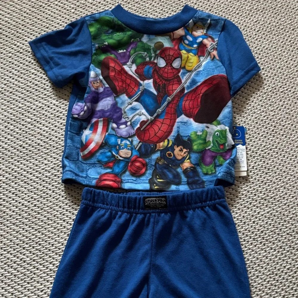 Pajamas Spider-Man infant boys new size 12 months Marvel Characters, Inc